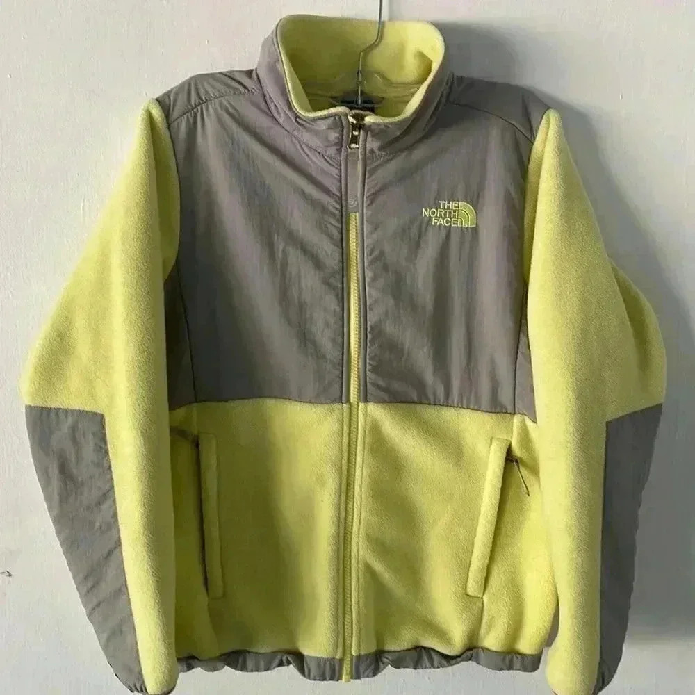 The north face fleece block patch jacket